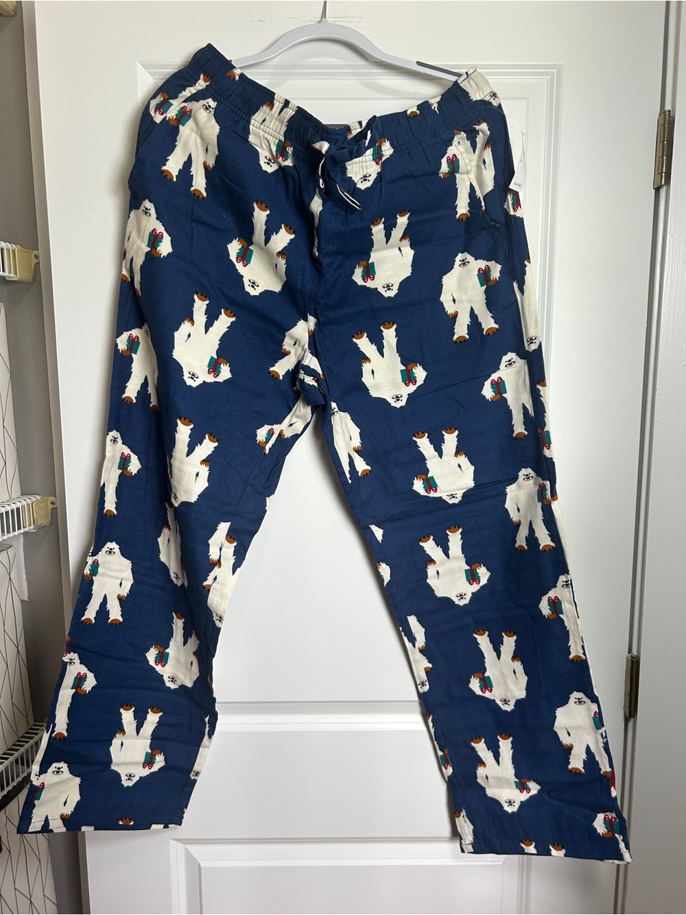 Old Navy Navy Blue Polar Bear Print Men’s Pajama Pants